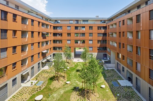 Architecture de CCHE pour le Quartier de la Suettaz à Nyon Suisse