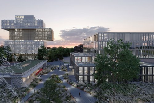 Architecture de CCHE pour le campus The Hive Suisse