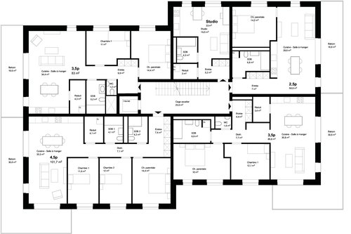 Architecture de CCHE pour La Golisse au Sentier Suisse