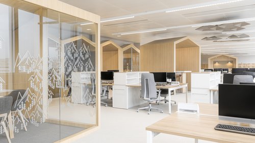 Architecture d'intérieur de CCHE pour Firmenich Suisse