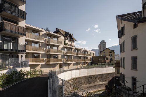 Architecture de CCHE pour La Corsaz à Montreux Suisse