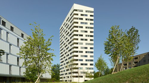 Architecture de CCHE pour les Balcons du Mont quartier Maillefer Suisse