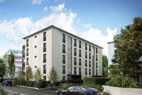 Architecture de CCHE pour le projet de logements en PPE Jules-Cougnard Suisse