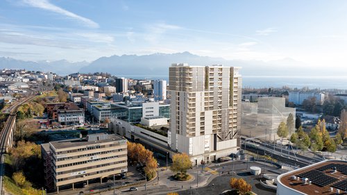 Architecture de CCHE pour Malley Phare Suisse