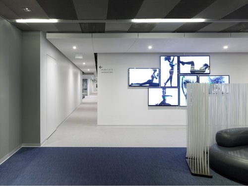 Architecture d'intérieur pour le Migros FitnessParc de Malley Suisse