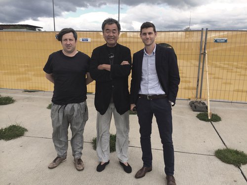 Rencontre en Eric Mathez, Javier Villa et Kengo Kuma au Japon