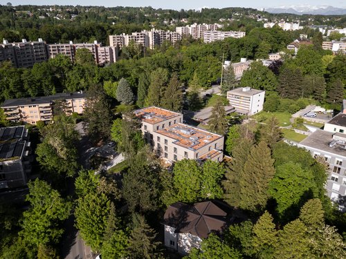 © Hiris Images Architecture de CCHE pour le bâtiment Isabelle de Montolieu à Lausanne Suisse