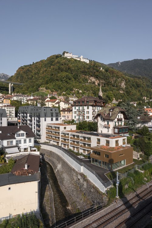 Architecture de CCHE pour La Corsaz à Montreux Suisse