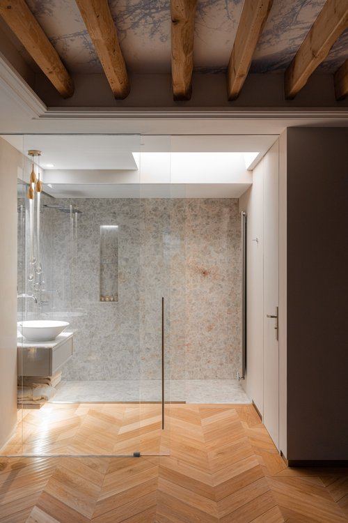 © Think Utopia Architecture d'intérieur et transformation de CCHE pour un monument historique classé type 2 Suisse