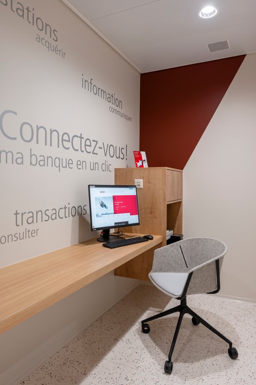 Rénovation de CCHE de l’agence BCGE de Plainpalais Genève Suisse