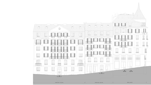 Transformation de CCHE pour Ancienne douane à Lausanne Suisse