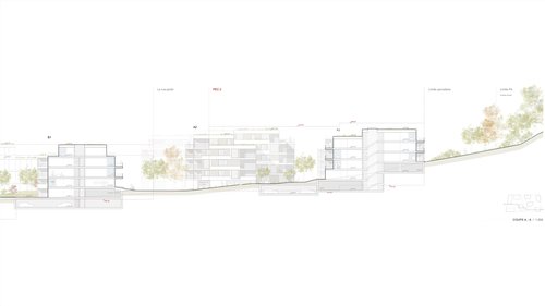 Urbanisme et Architecture de CCHE pour le concours Ley Outre Crissier Suisse