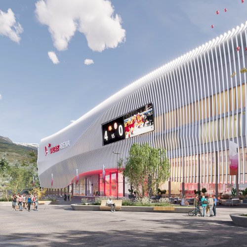 Architecture de CCHE pour Sierre Arena Suisse