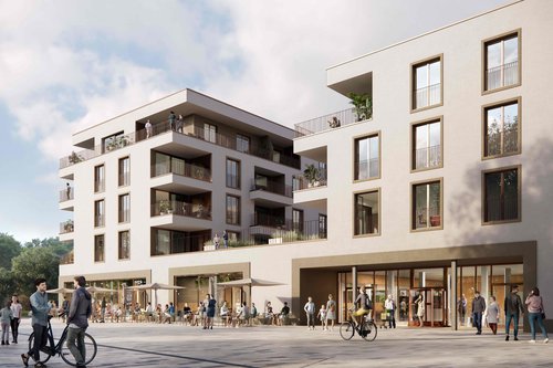 Urbanisme et Architecture de CCHE pour le quartier Ancienne Papeterie à Marly Suisse