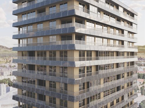 Urbanisme et architecture pour le concours Sonnentalstrasse 8