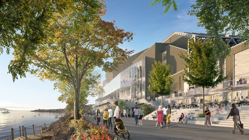 Architecture de CCHE pour le Centre de congrès 2m2c à Montreux Suisse