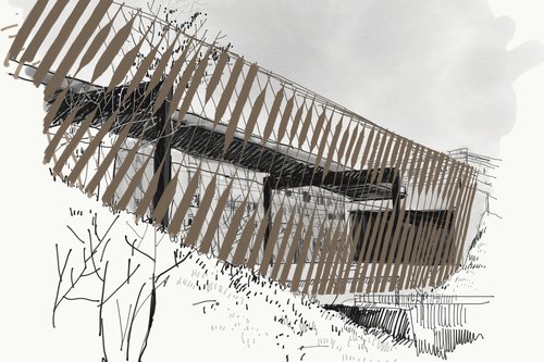 Architecture de CCHE pour le Pont sur la Seymaz Suisse