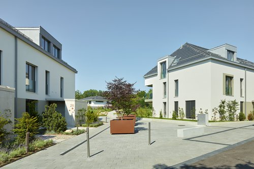 © Thomas Jantscher Architecture et réalisation du quartier Le Petit Vignoble à Vich Suisse