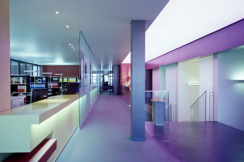 Architecture d'intérieur de CCHE pour la rénovation du bâtiment Regent Lighting SA Suisse