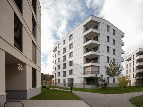 Urbanisme et Architecture de CCHE pour le quartier Ancienne Papeterie à Marly Suisse