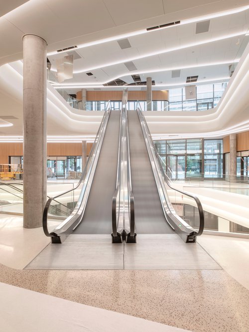 Architecture de CCHE pour le l'îlot A Les Atmoshères du Quartier de l'étang à Vernier Genève Suisse