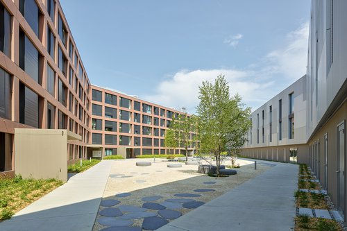 Urbanisme de CCHE des bâtiments Parallèle I et II Suisse