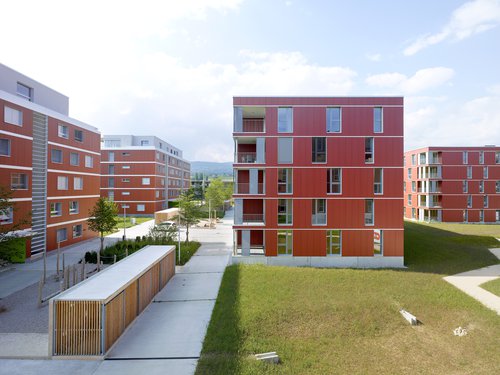 © Thomas Jantscher Urbanisme de CCHE pour l'éco quartier d'habitation Eikenott Suisse