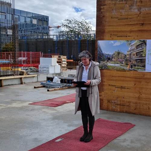 Actualité de CCHE Pose première pierre Q11 Suisse