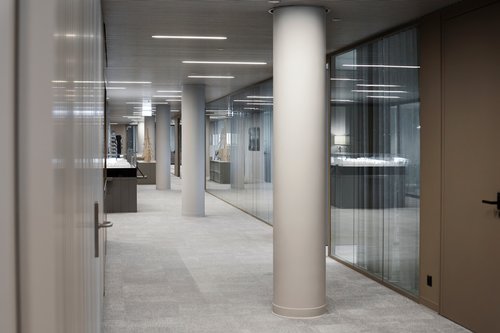 Architecture de CCHE pour les bureaux "Urban Project" "Les Atmosphères" du Quartier de l'étang à Vernier Genève Suisse