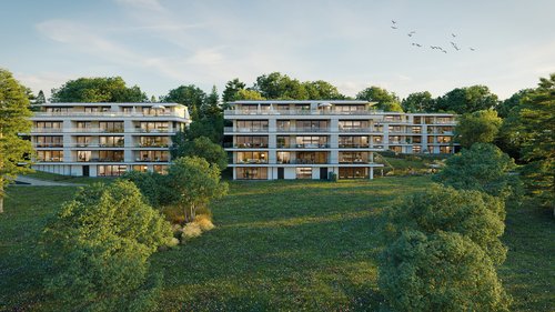 Architecture de CCHE pour le projet Le Parc de Staël à Coppet Suisse