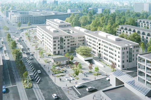 Architecture de CCHE pour le quartier de Chancy 59 à Genève Suisse