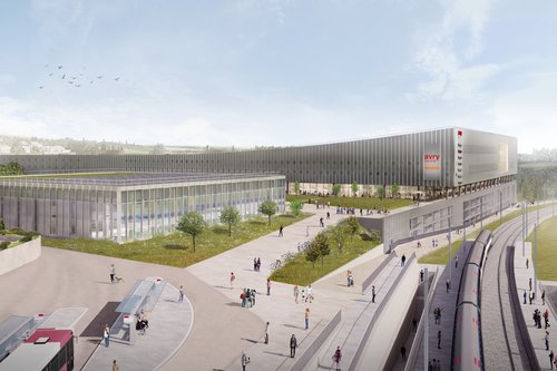 Architecture de CCHE pour le MEP d'Avry Centre Suisse