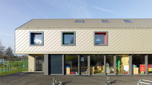 © Thomas Jantscher Architecture de CCHE pour l'International school of Lausanne ISL Suisse