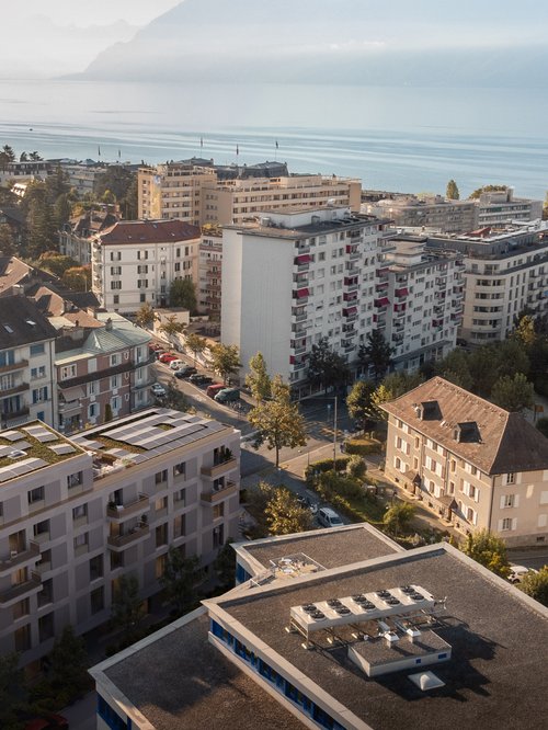 Actualité de CCHE pour le lancement du chantier d'un bâtiment mixte au cœur de Lausanne Avenue de la Harpe Suisse