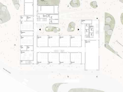 Architecture de CCHE pour complexe scolaire "Chez le Maître"
