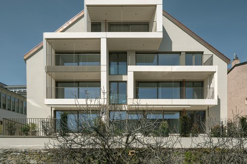 Architecture et réalisation de CCHE pour l'immeuble de logement la Colombière 29 Suisse