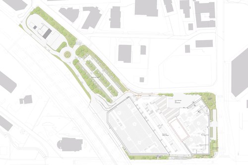 Architecture de CCHE pour la Coop Léman Centre Crissier Suisse
