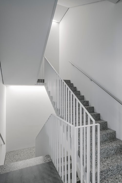 Architecture d'intérieur de CCHE d'un bâtiment administratif Pallin-Panchaude Suisse