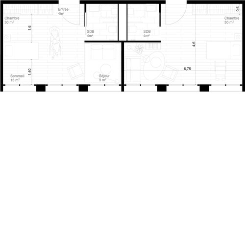 Architecture de CCHE pour Common Ground Moudon Suisse