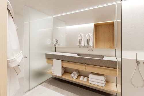 Projet intérieur de CCHE pour l'Hôtel des Horlogers Audemars Piguet en Suisse