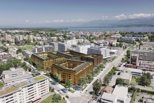 Architecture de CCHE pour des immeubles d'habitation La Suettaz Suisse