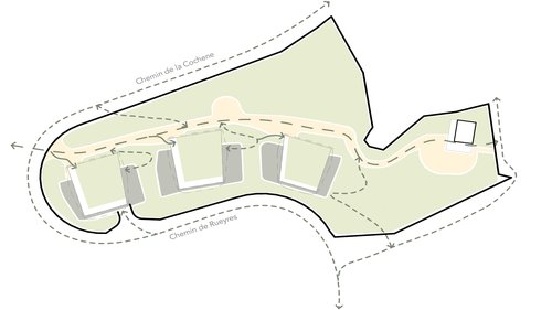 Architecture de CCHE pour Balcons de vignes à Belmont-sur-Lausanne Suisse