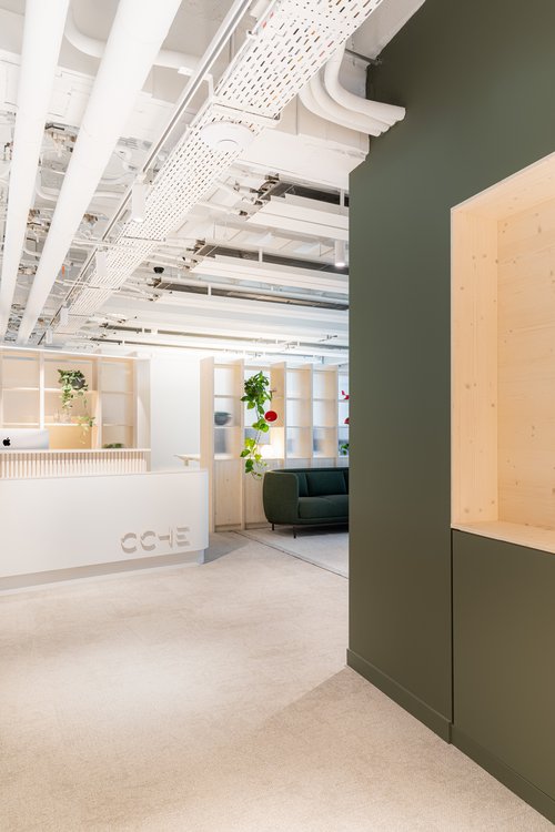 Architecture et réalisation de CCHE pour le nouveau bureau CCHE Genève Suisse