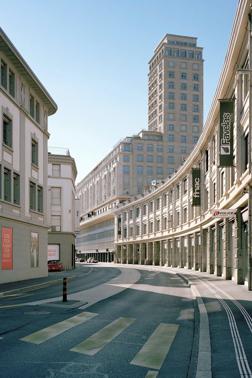 © Joël Tettamanti Rénovation de CCHE de la façade du Complexe Bel-Air Suisse