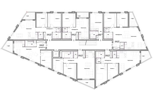 Urbanisme et Architecture de CCHE pour le quartier d'habitation Le Grand Chemin Nord Suisse