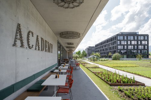 © Hiris Images Architecture de CCHE pour le Centre de formation Luigia Academy Suisse