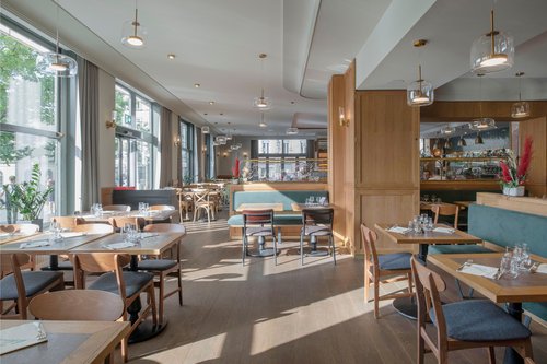 © Vincent Jendly Architecture d'intérieur de CCHE pour la Brasserie le Vaudois Lausanne Suisse