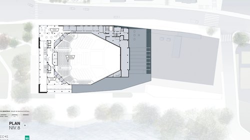 Architecture de CCHE pour le Centre de congrès 2m2c à Montreux Suisse 8