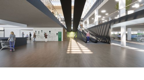 Architecture de CCHE pour la Coop Léman Centre Crissier Suisse