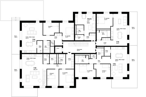 Architecture de CCHE pour La Golisse au Sentier Suisse